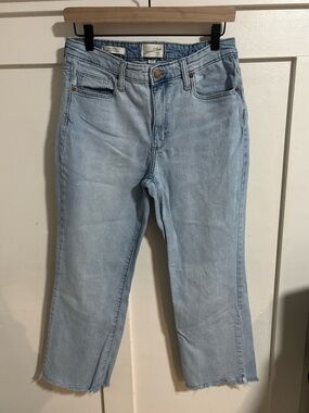 Universal Thread Pale Blue Cropped Straight Jeans